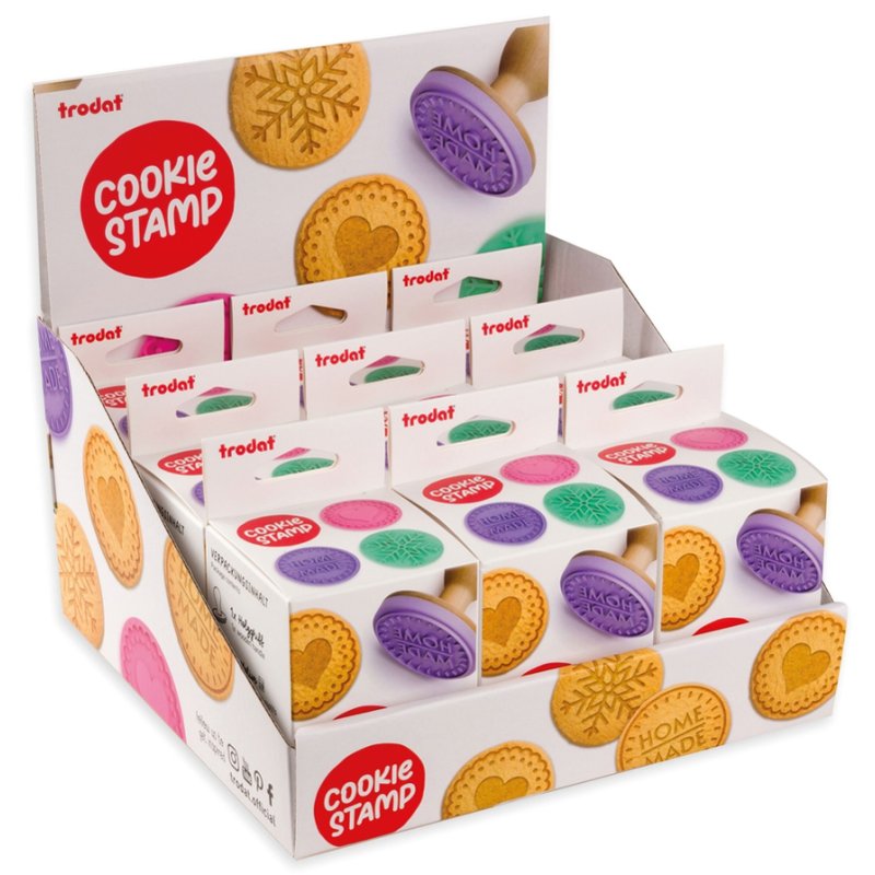 trodat koekjesstempelset Cookie Stamp, 3 motieven, 60 mm, 9 sets